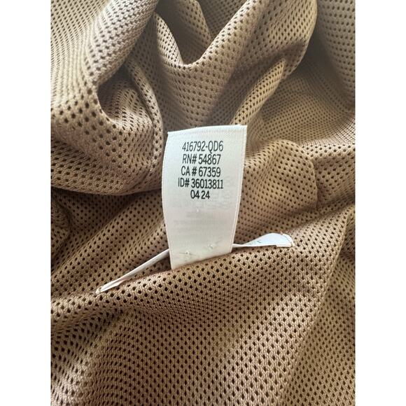 Victoria’s Secret Parachute Jacket Womens XL Slouchy Cropped Brown Bronze - Picture 12 of 16